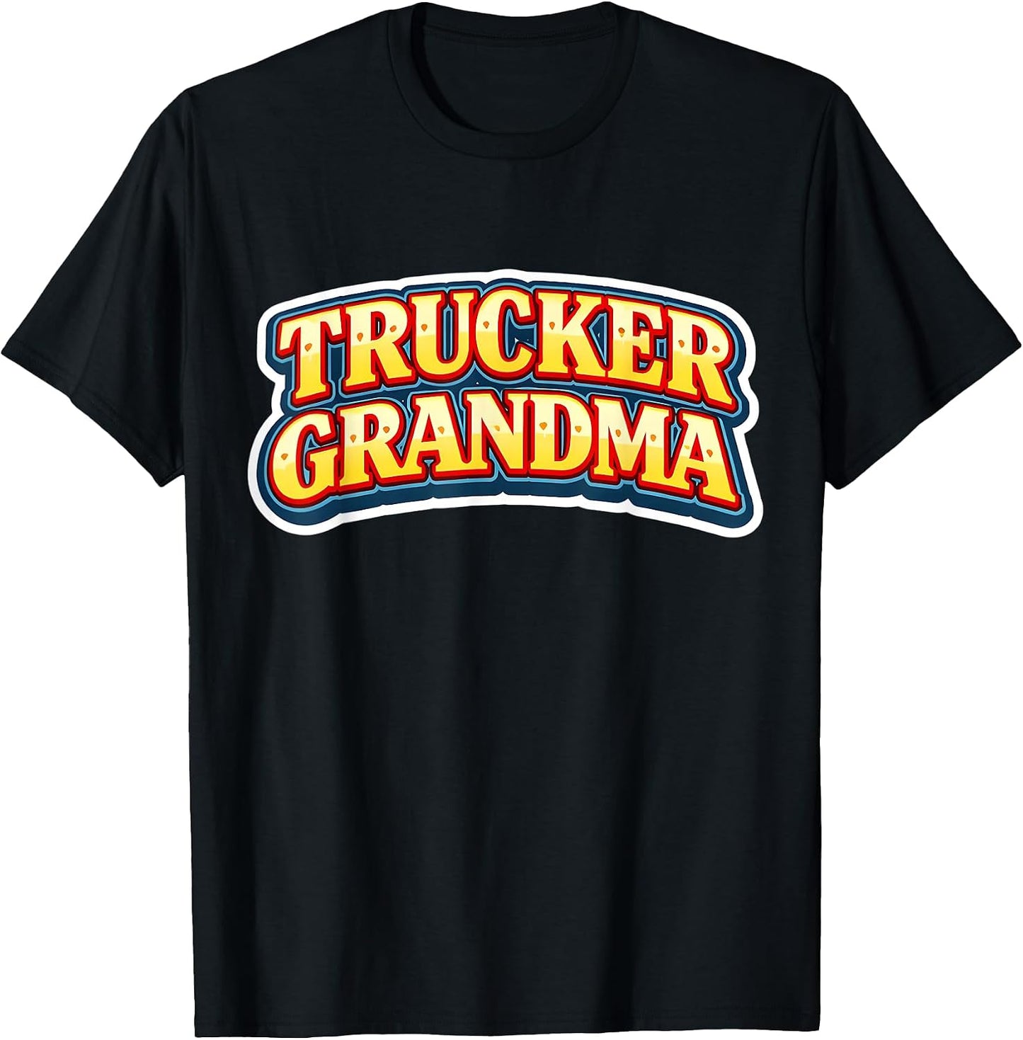 Trucker Grandma Truck Driver Grandmother Merch