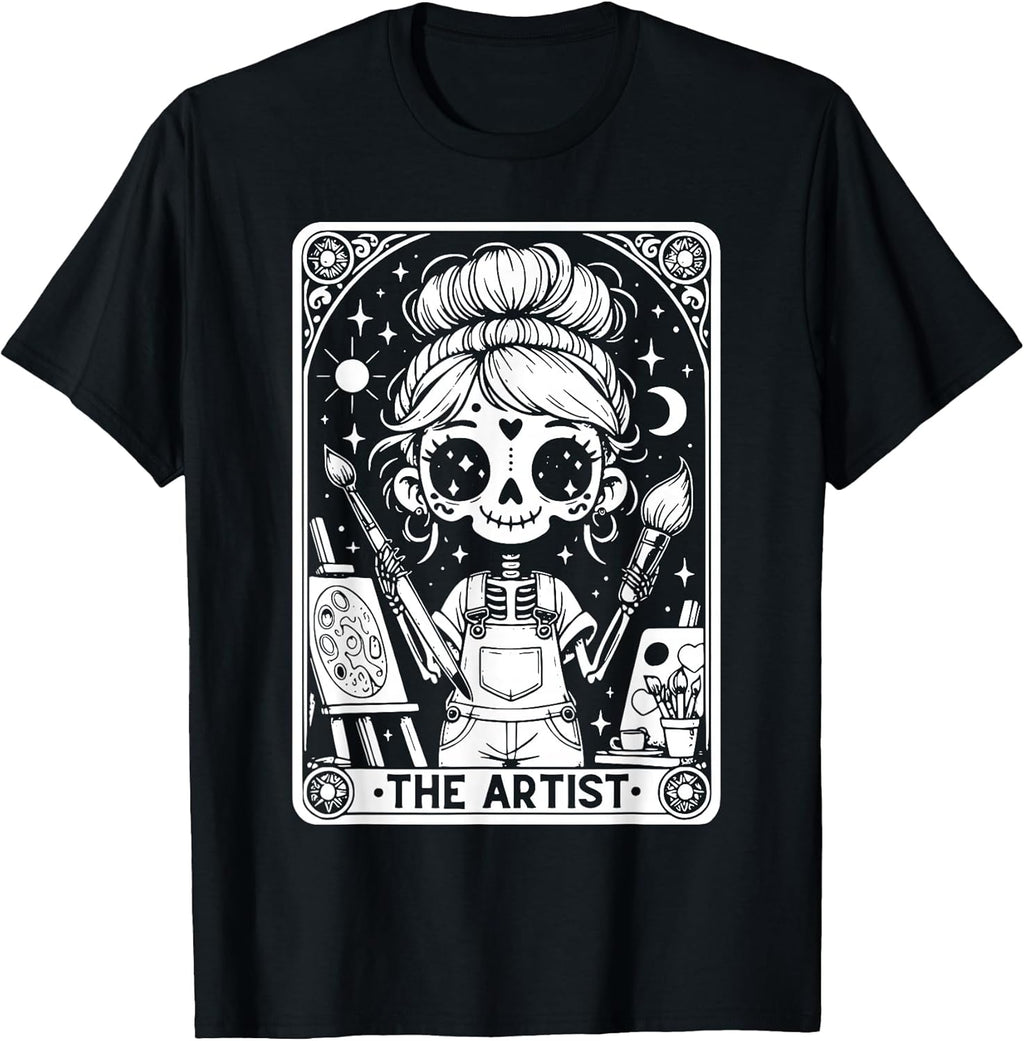Artist Tarot Card Skeleton Painter Painting Lover