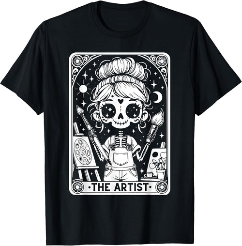 Artist Tarot Card Skeleton Painter Painting Lover