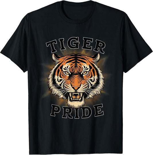 Retro Orange Tiger Graphic Sport squad costume