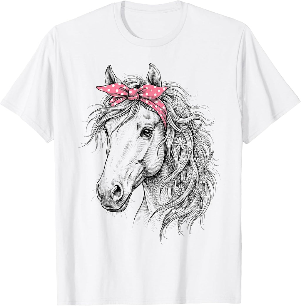 Cute Horse Silhouette tee for Horse Lovers