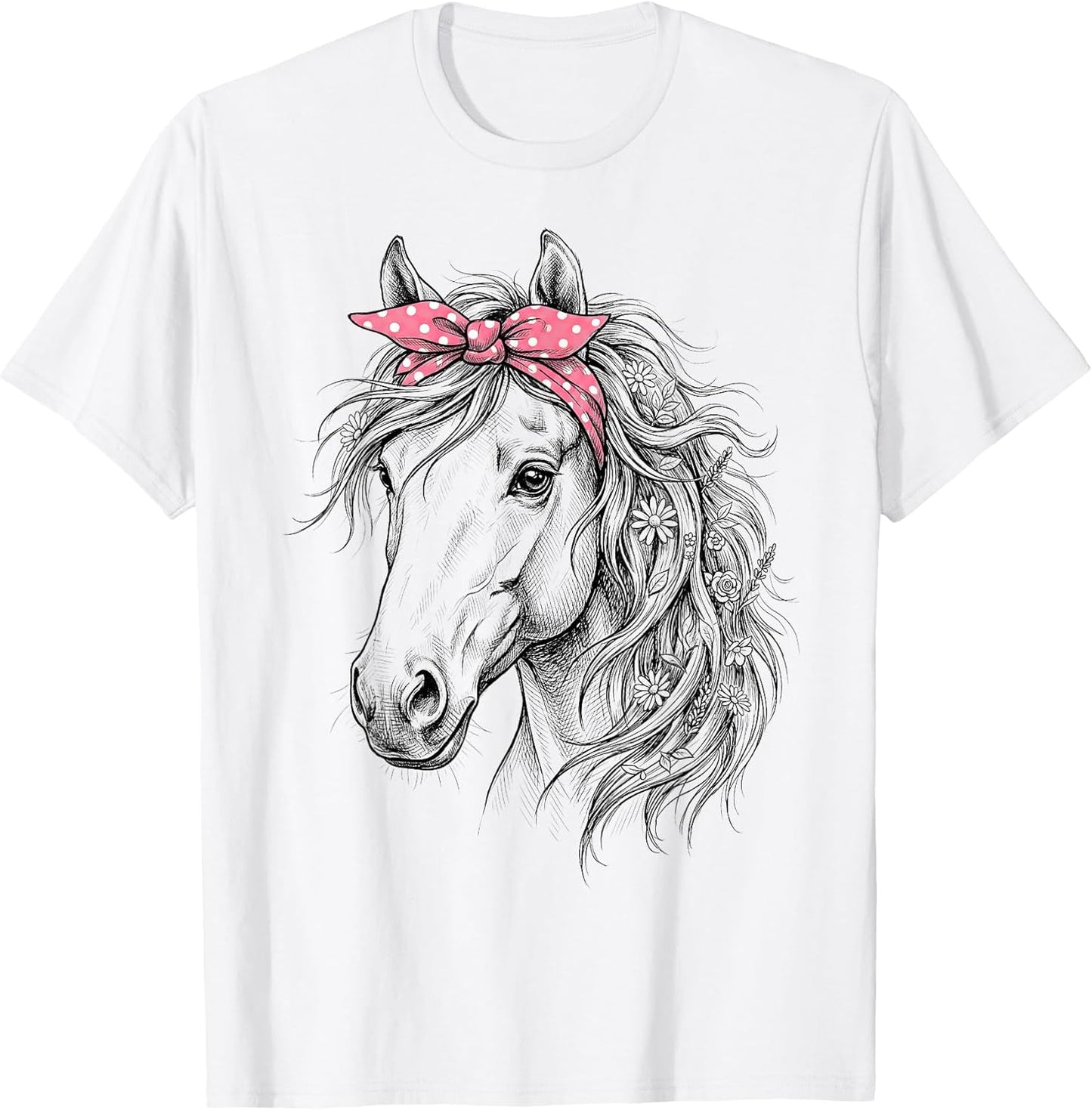 Cute Horse Silhouette tee for Horse Lovers
