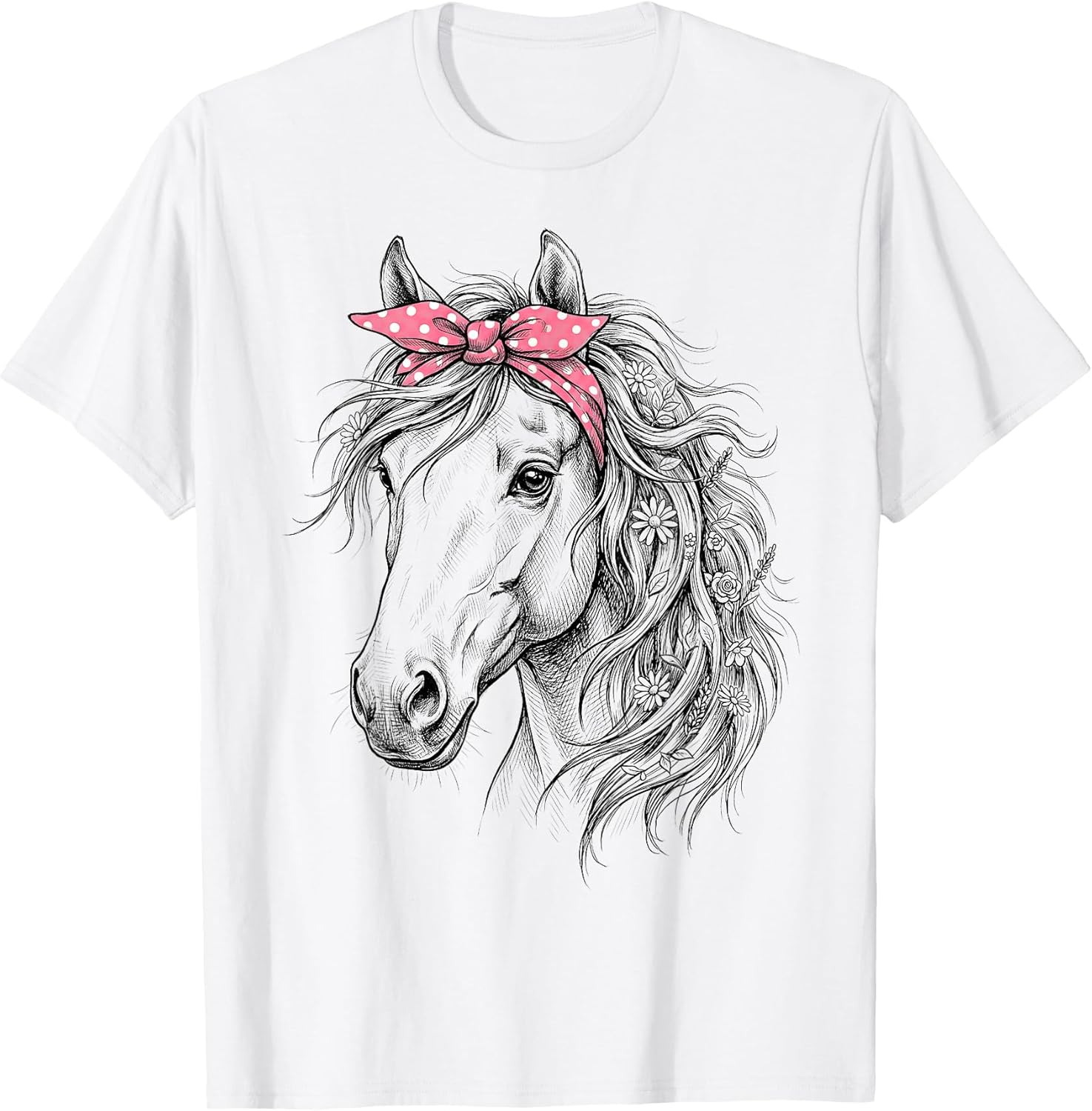 Cute Horse Silhouette tee for Horse Lovers
