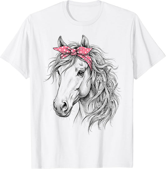 Cute Horse Silhouette tee for Horse Lovers