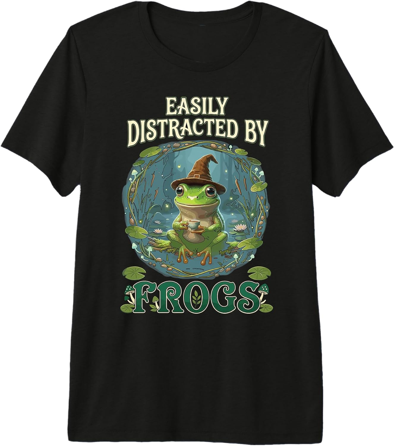 Frog Pond Amphibian Wildlife Nature Enthusiast Art