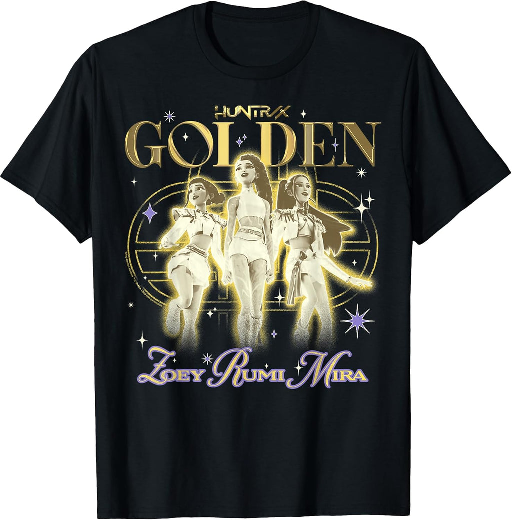 Huntrix Golden Zoey Rumi Mira T-Shirt