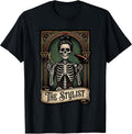 Hair Stylist Skull Art Gift