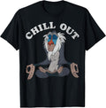 Lion King Rafiki Chill Out Meditation Graphic T-Shirt