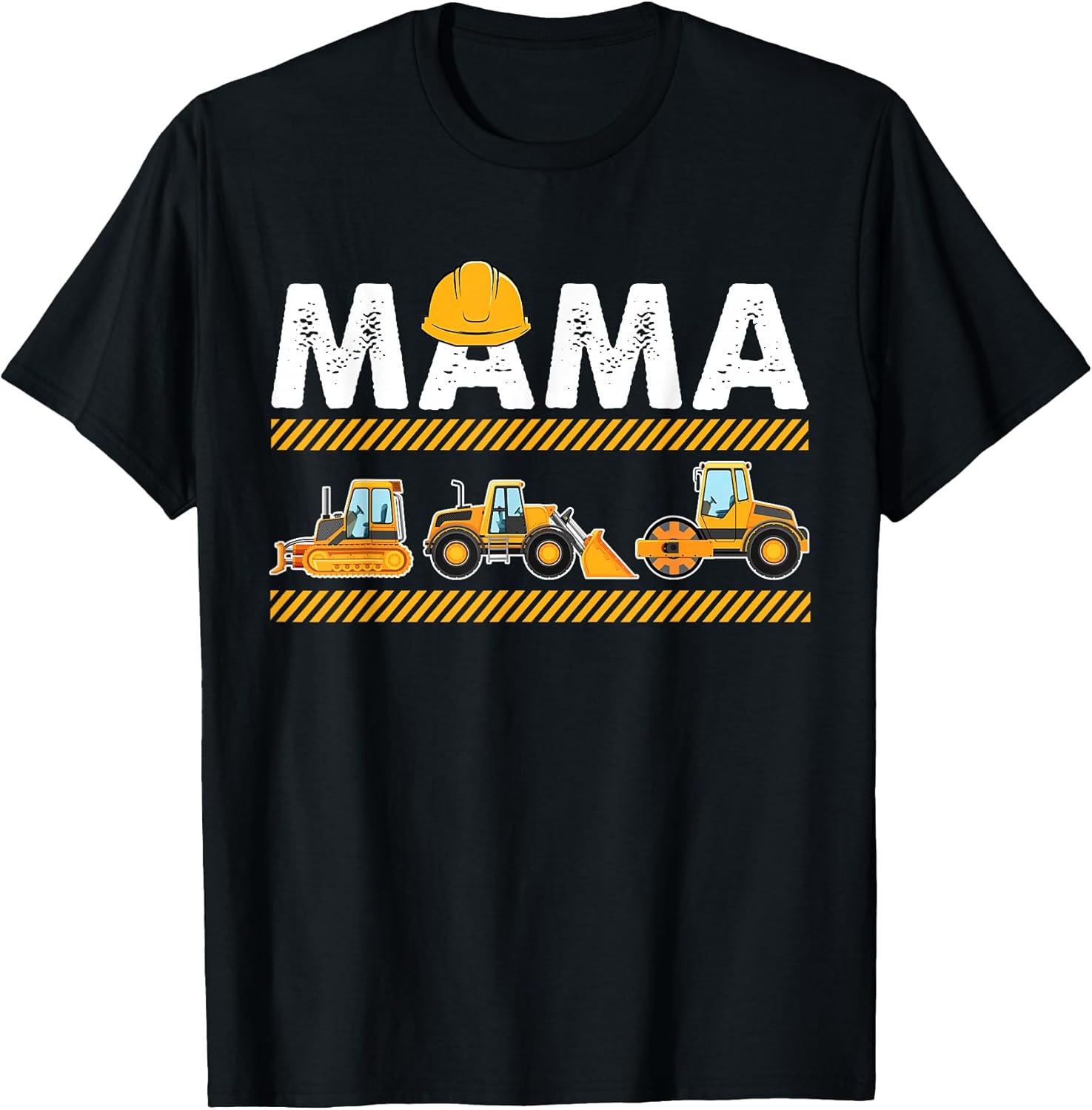 Funny Mama Construction Excavator Kids Matching Family T-Shirt
