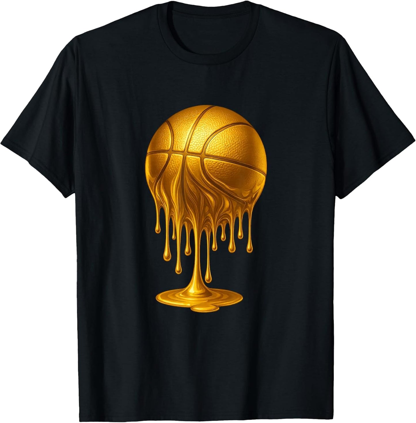 Gold Drip Basketball Ball Lover Merch Gifts Store