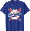 Just Here for The Hot Dogs Shirt Baseball T-Shirt