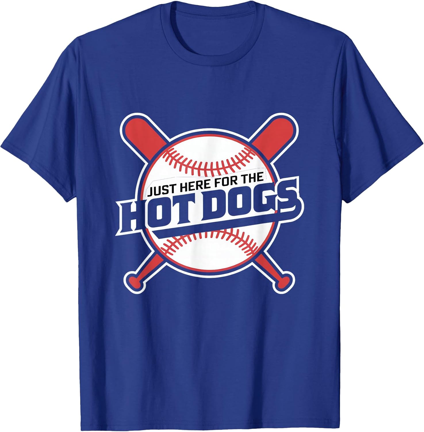 Just Here for The Hot Dogs Shirt Baseball T-Shirt