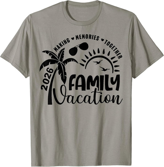 Family Vacation 2026 Beach Matching Family Summer