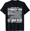 Heavy Equipment Operators Construction Union Worker American T-Shirt