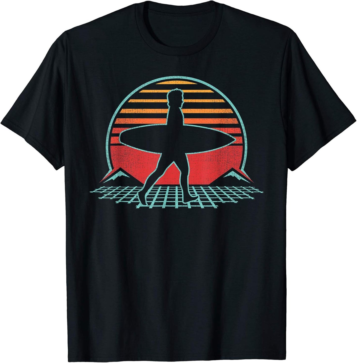 Retro Vintage Surfboard 70s 80s Gift