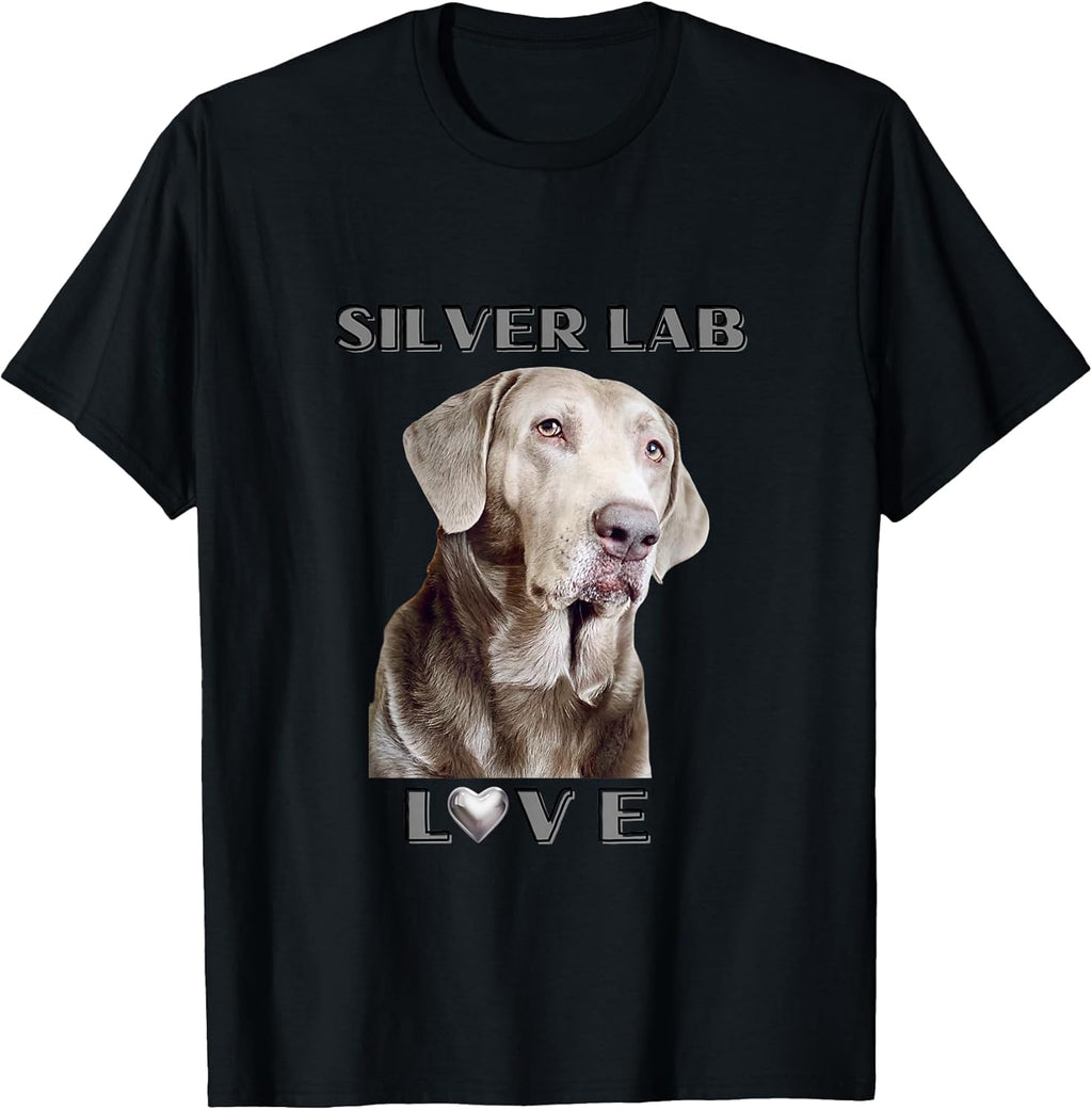 Silver Labrador Retriever Dog T-Shirt