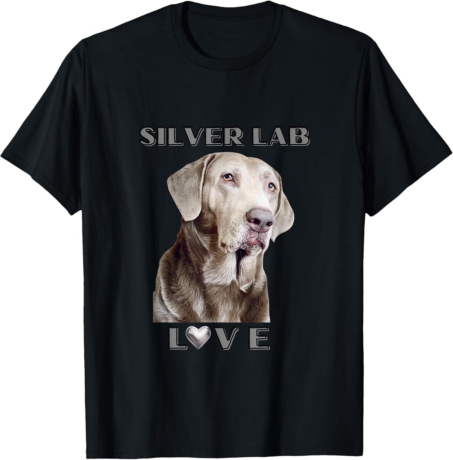 Silver Labrador Retriever Dog T-Shirt
