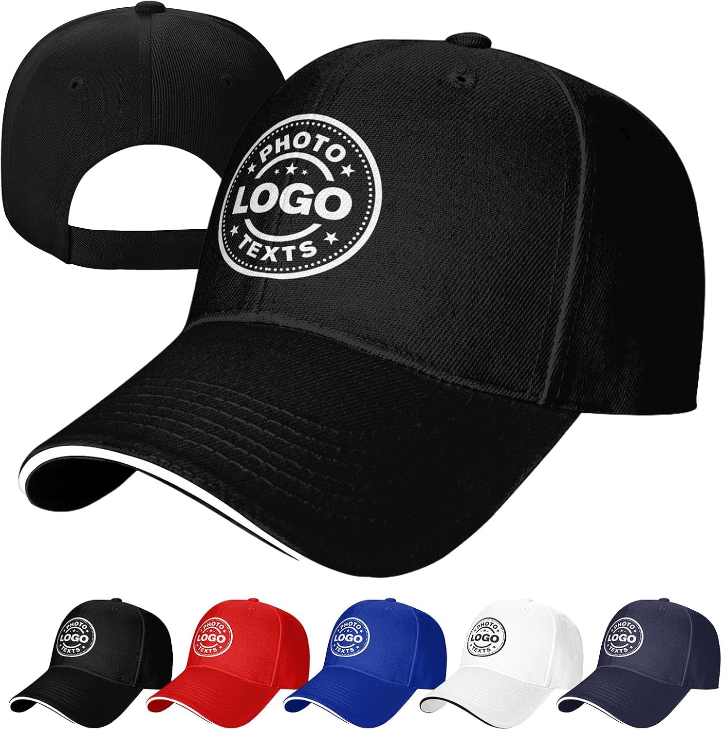 Bulk Custom Hat for Men & Women Exclusive Dad Hat Customized Exclusive Baseball Cap Custom Personalized Trucker Hat