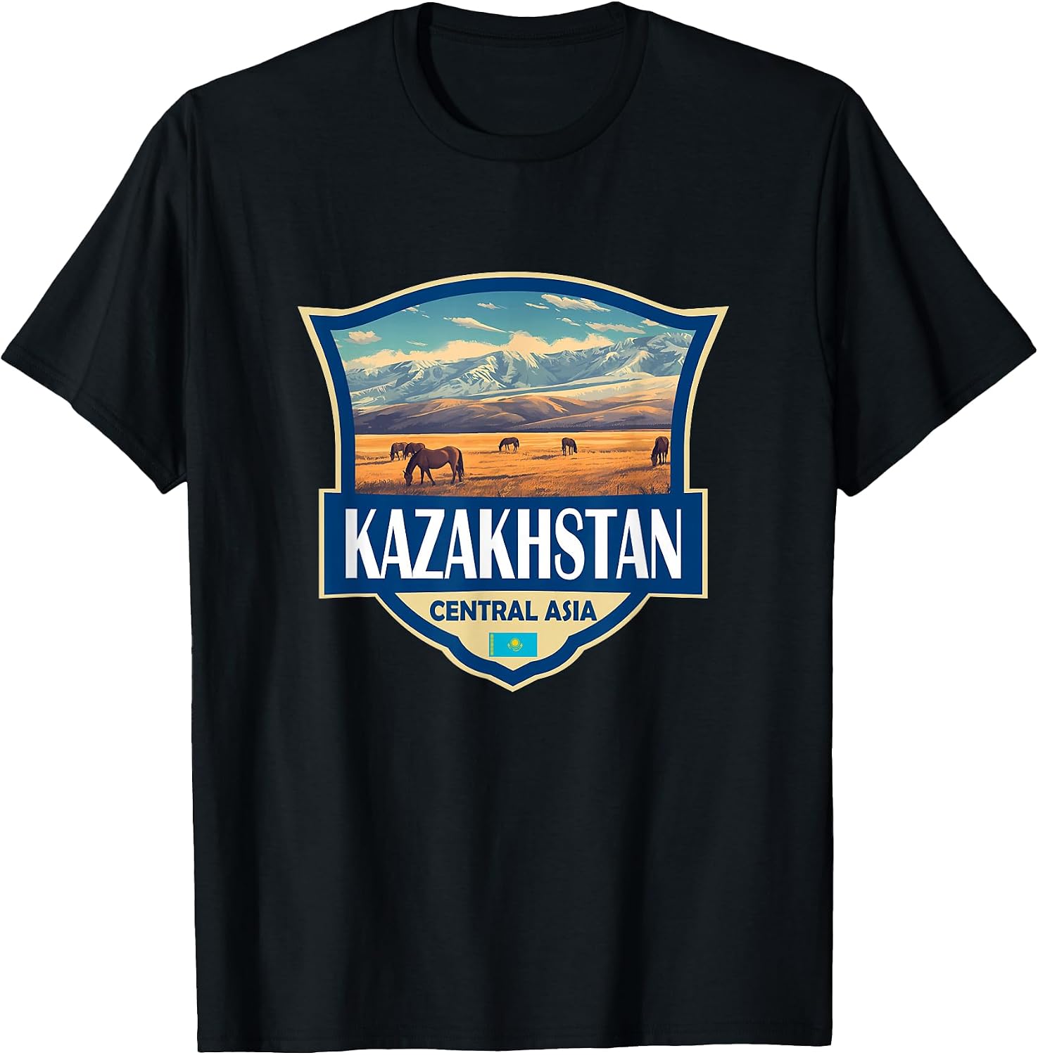 Kazakhstan Travel Merch Apparel Designs