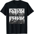 Funny Opossum Musicians Animals Rock Music Emo Punk Band T-Shirt