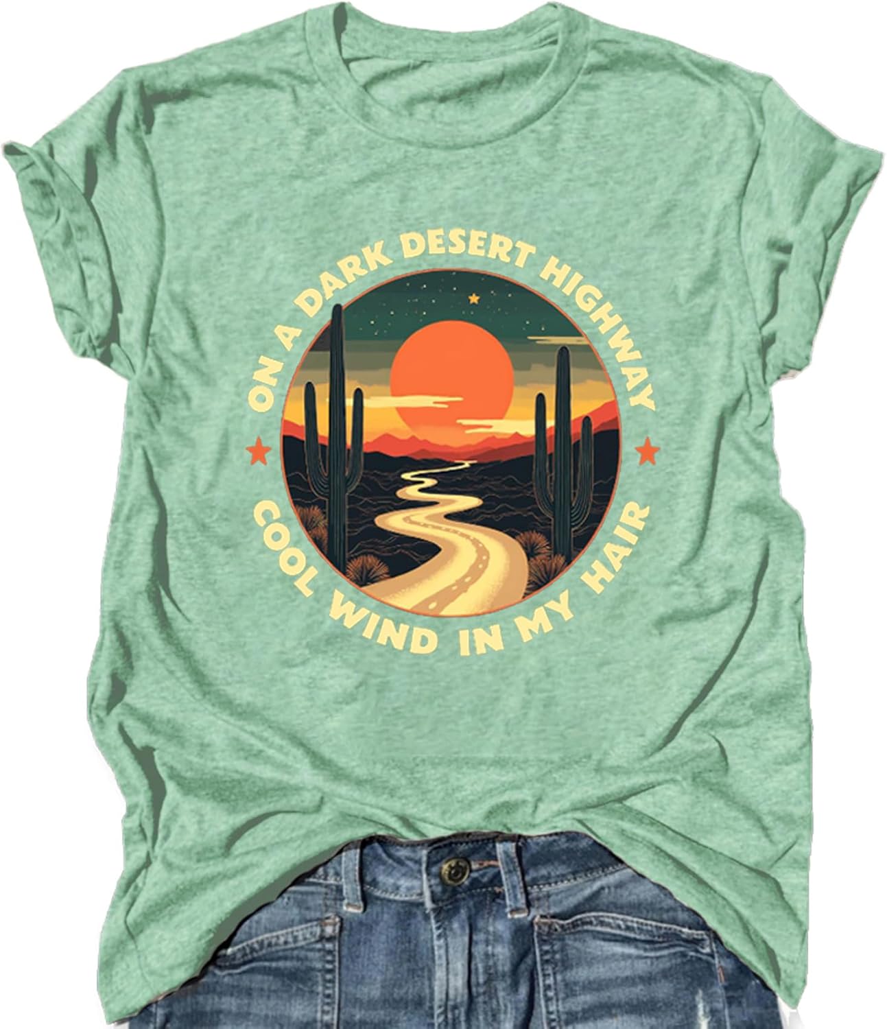 Rock Band T Shirts for Women Casual Western Country Concert Tshirts Trendy Nashville Music City Vintage Tops