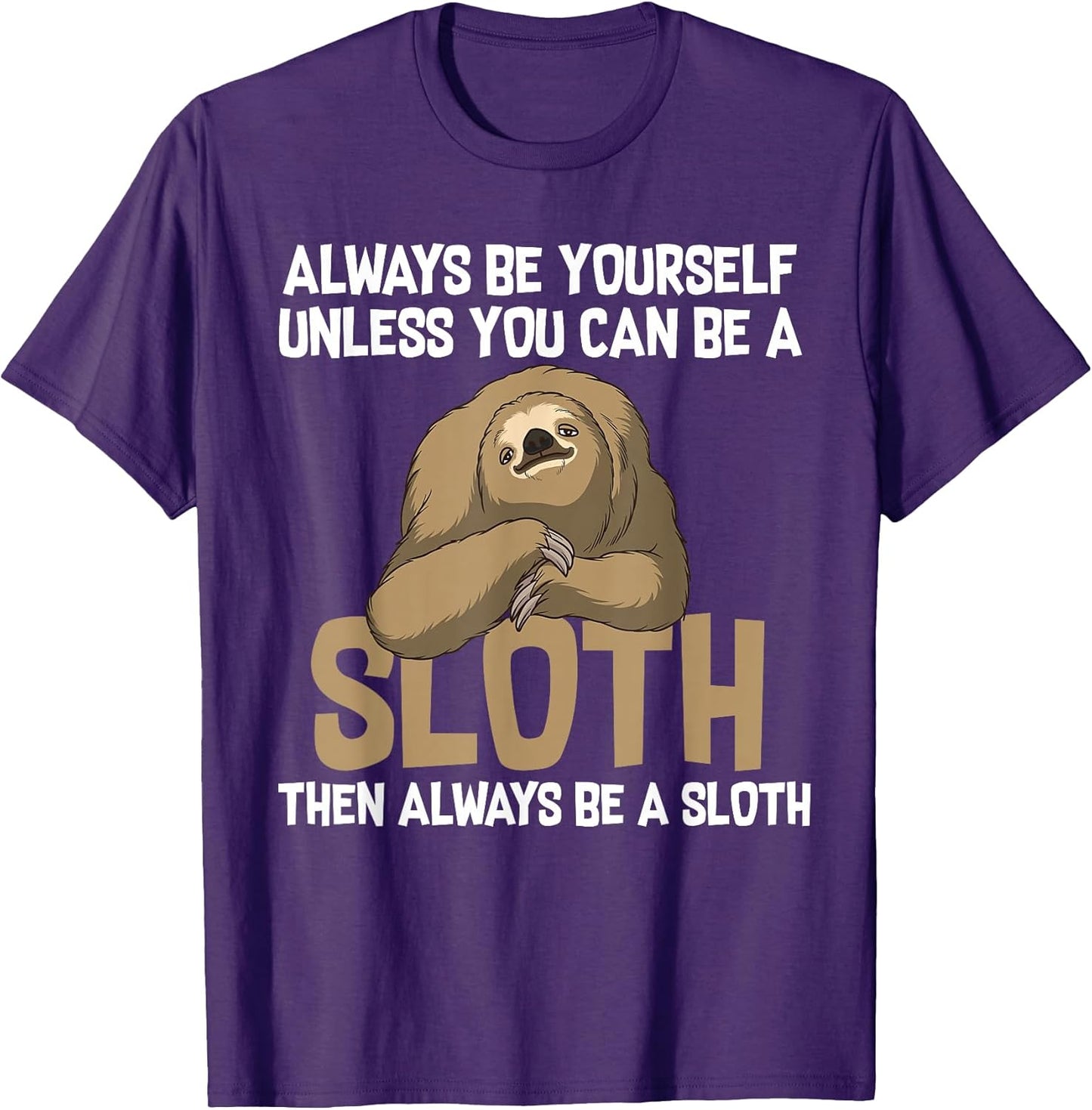 Cute Sluggish Lazy Animal Pun Humor Quote Designs