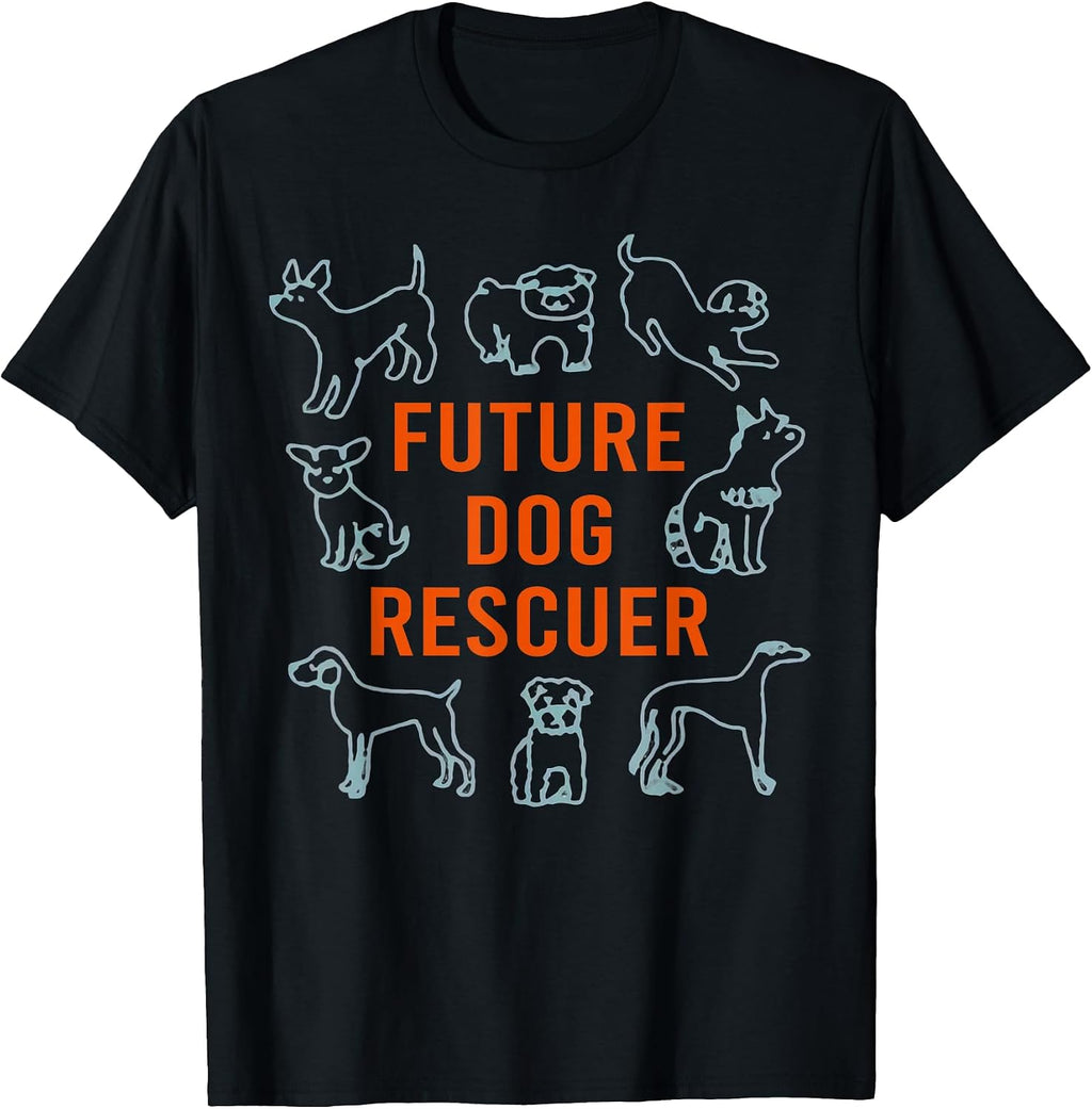 Future Dog Rescuer Gift for Baby Dog Lovers T-Shirt