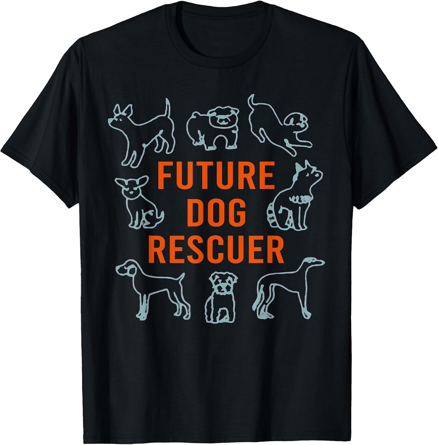 Future Dog Rescuer Gift for Baby Dog Lovers T-Shirt