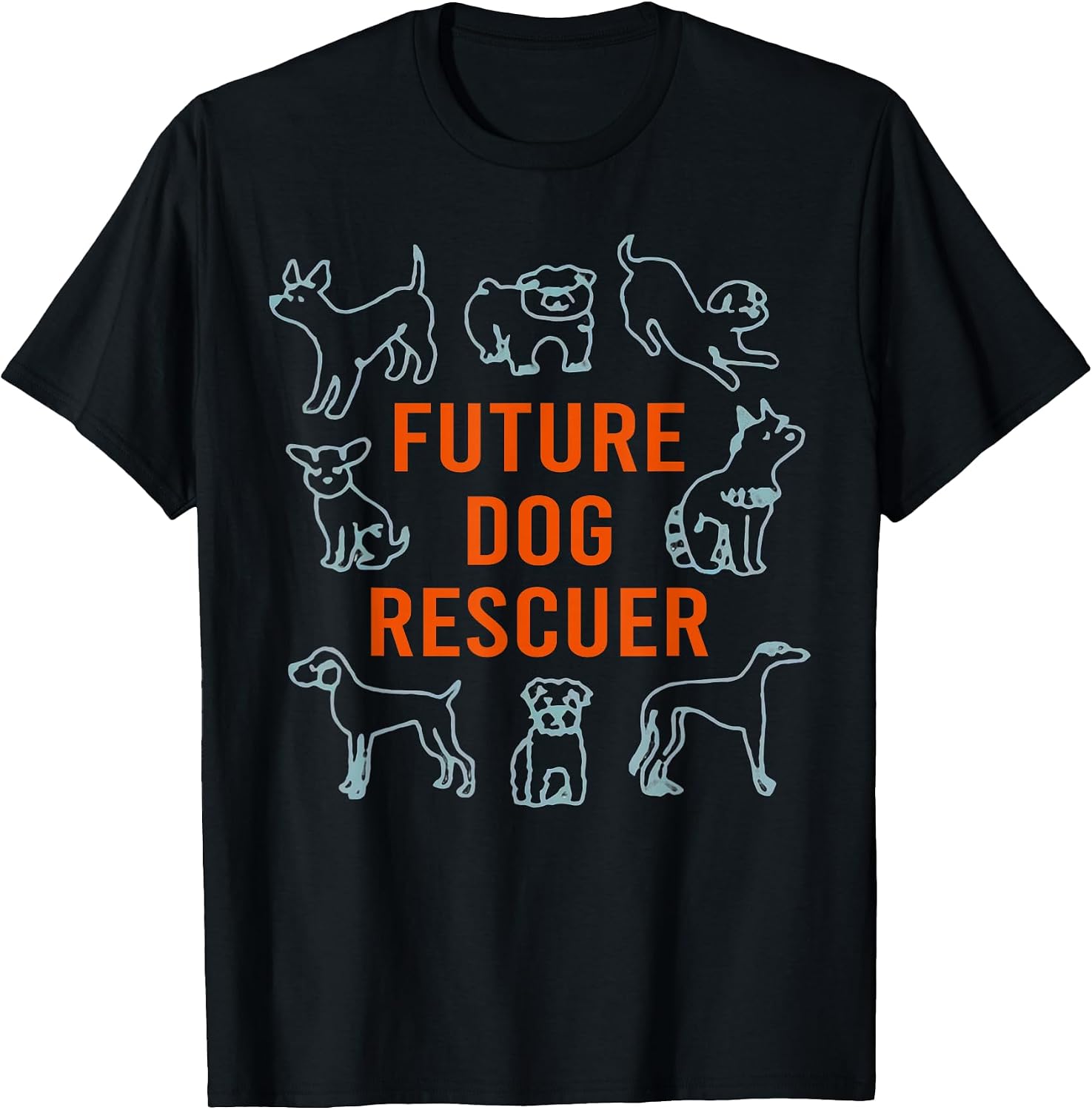 Future Dog Rescuer Gift for Baby Dog Lovers T-Shirt