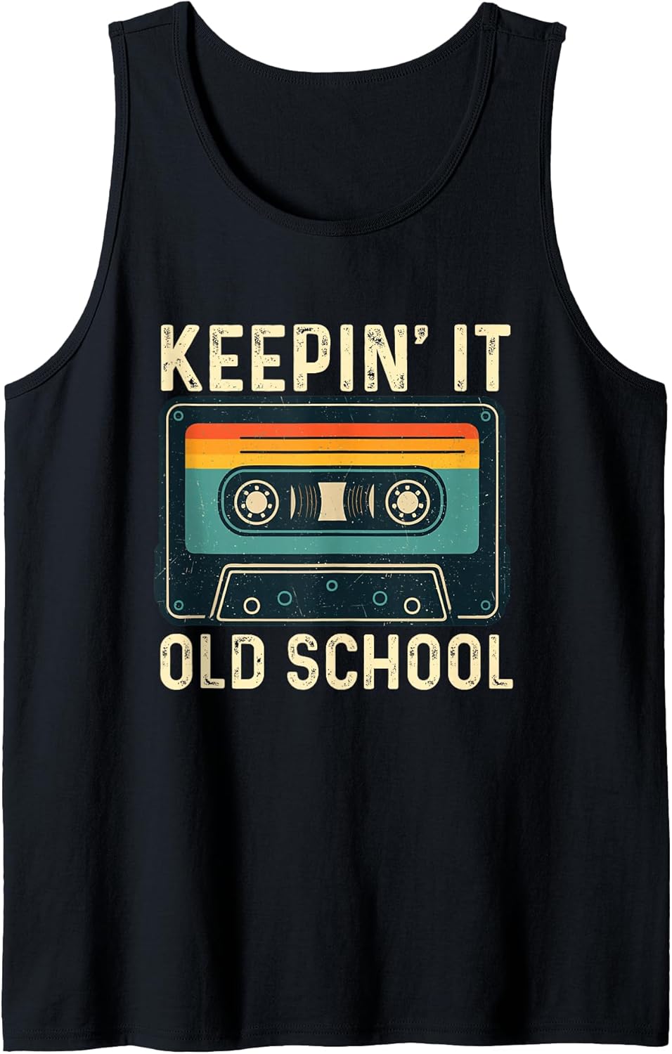Keepin' It Old School - 80s 90s Old School Hip Hop Tank Top