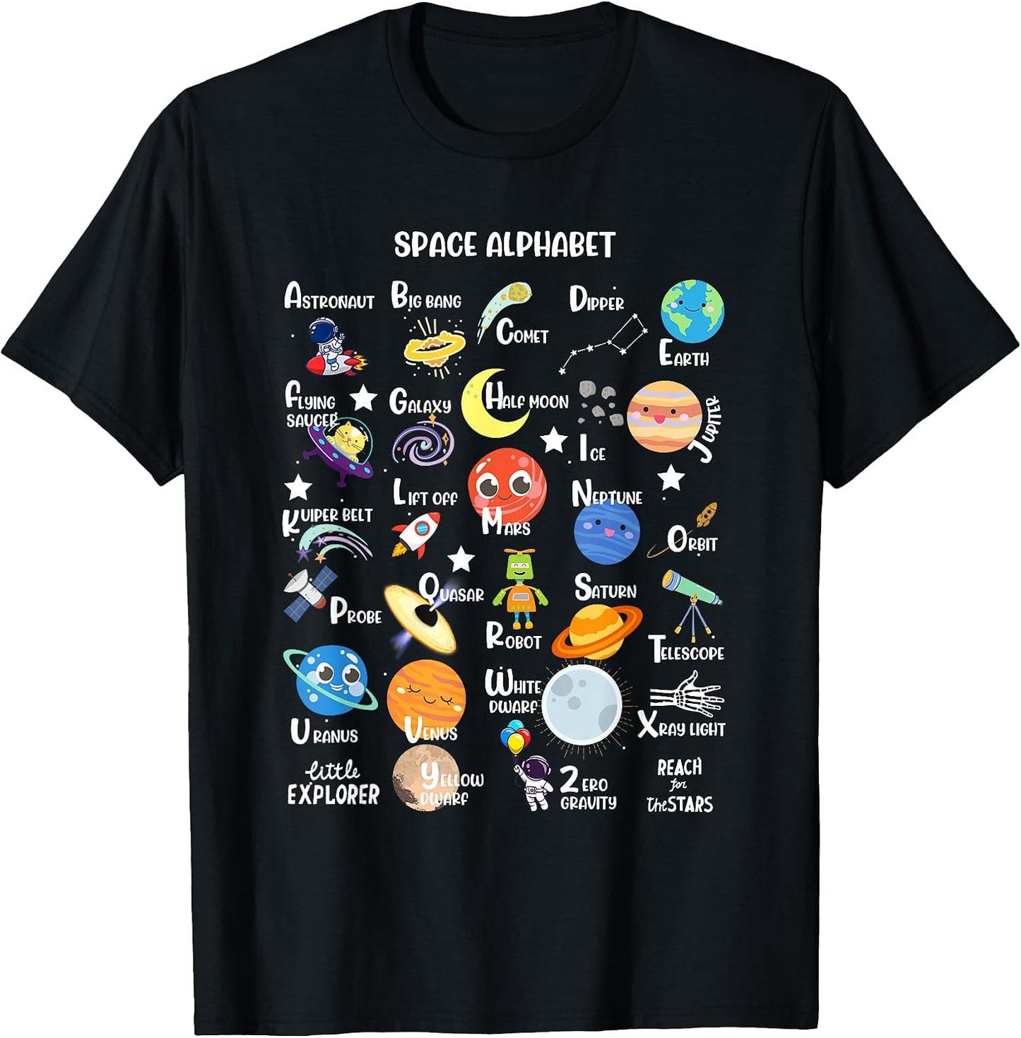 Planets Astronaut Comet Galaxy Rocket Learning