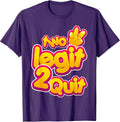 Unable To Quit 80s 90s Vibe Quote Apparel & Merch