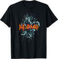 Classic Black Album T-Shirt - 100% Cotton, Adult Short Sleeve Tee