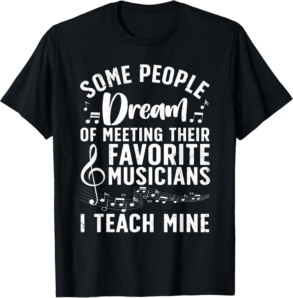 Best Music Teacher for Men Women Musician Band Piano Teacher T-Shirt