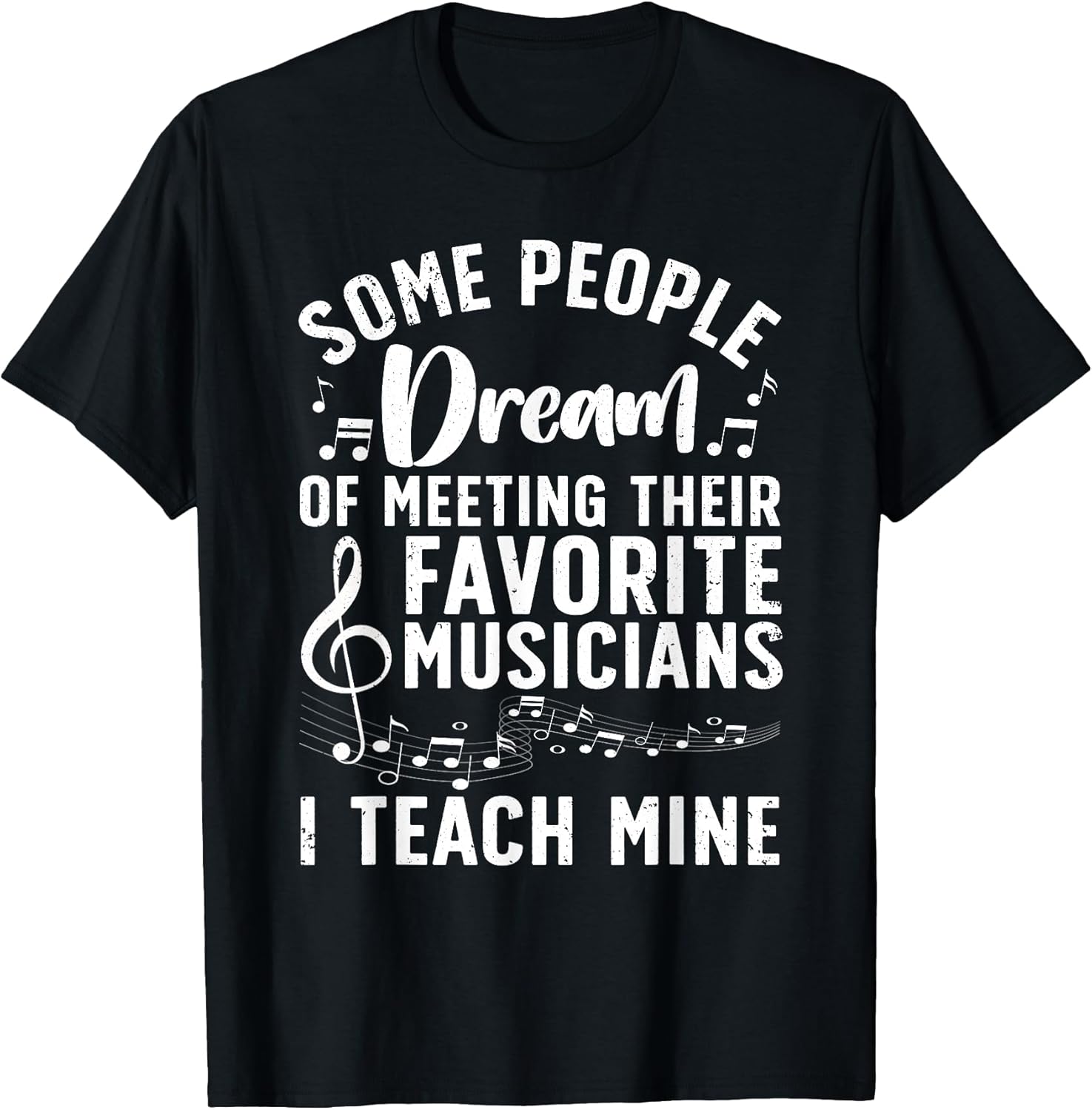 Best Music Teacher for Men Women Musician Band Piano Teacher T-Shirt