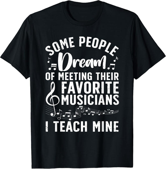 Best Music Teacher for Men Women Musician Band Piano Teacher T-Shirt