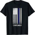 Chicago Police Thin Blue Line T-Shirt