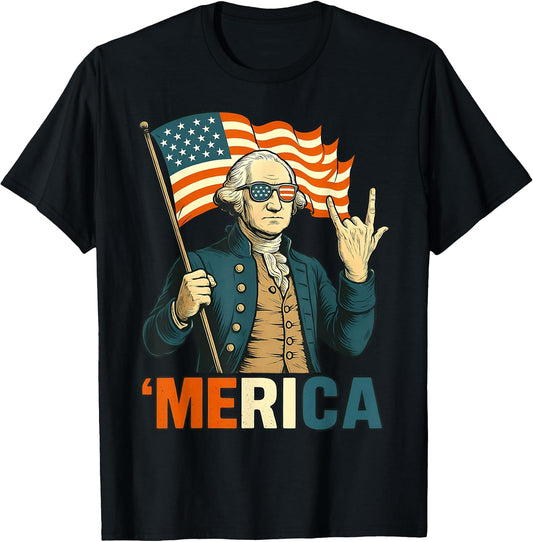 Funny 4th of July George Washington 1776 Vintage