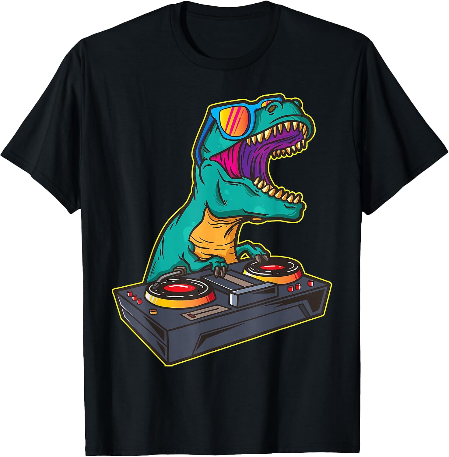 T Rex DJ Party Geschenkartikel Bekleidung