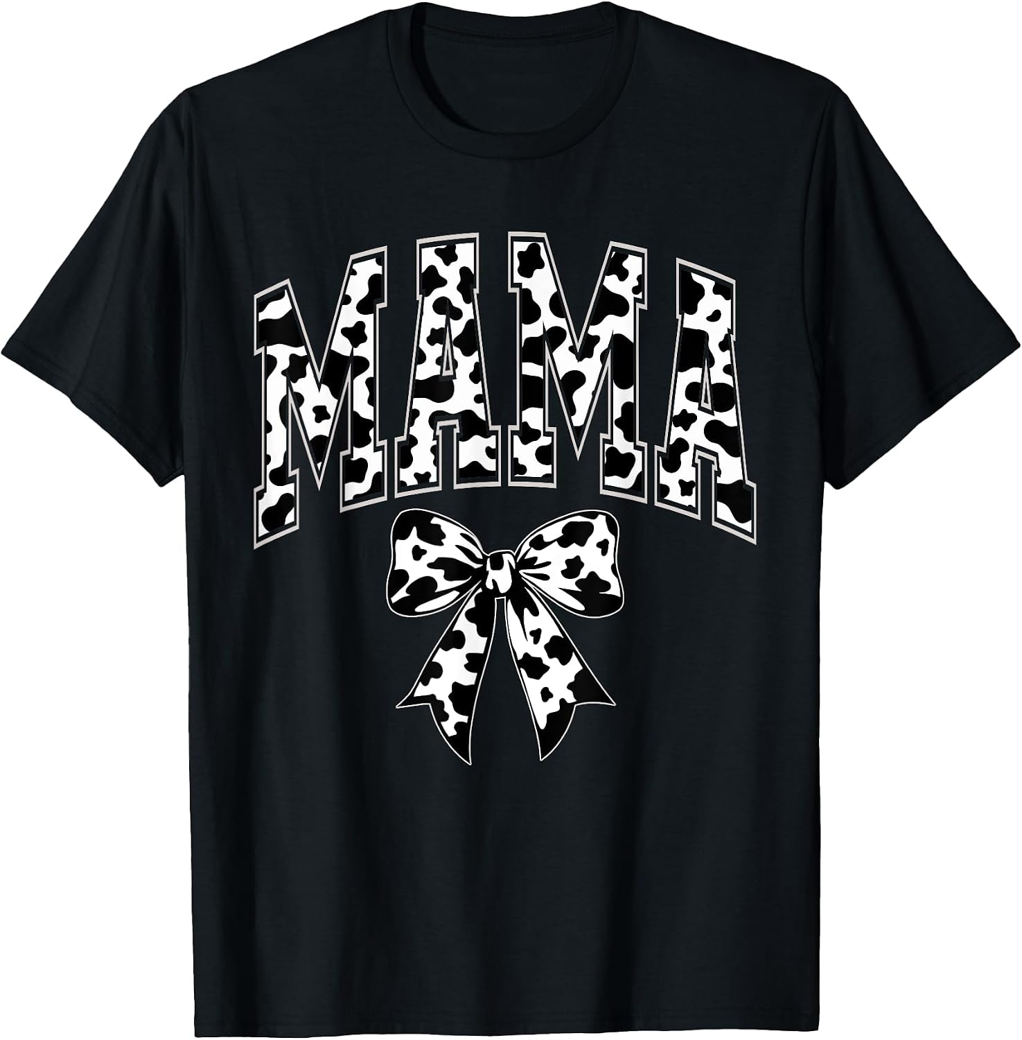 Cow Mama Birthday Family Matching Coquette Bow