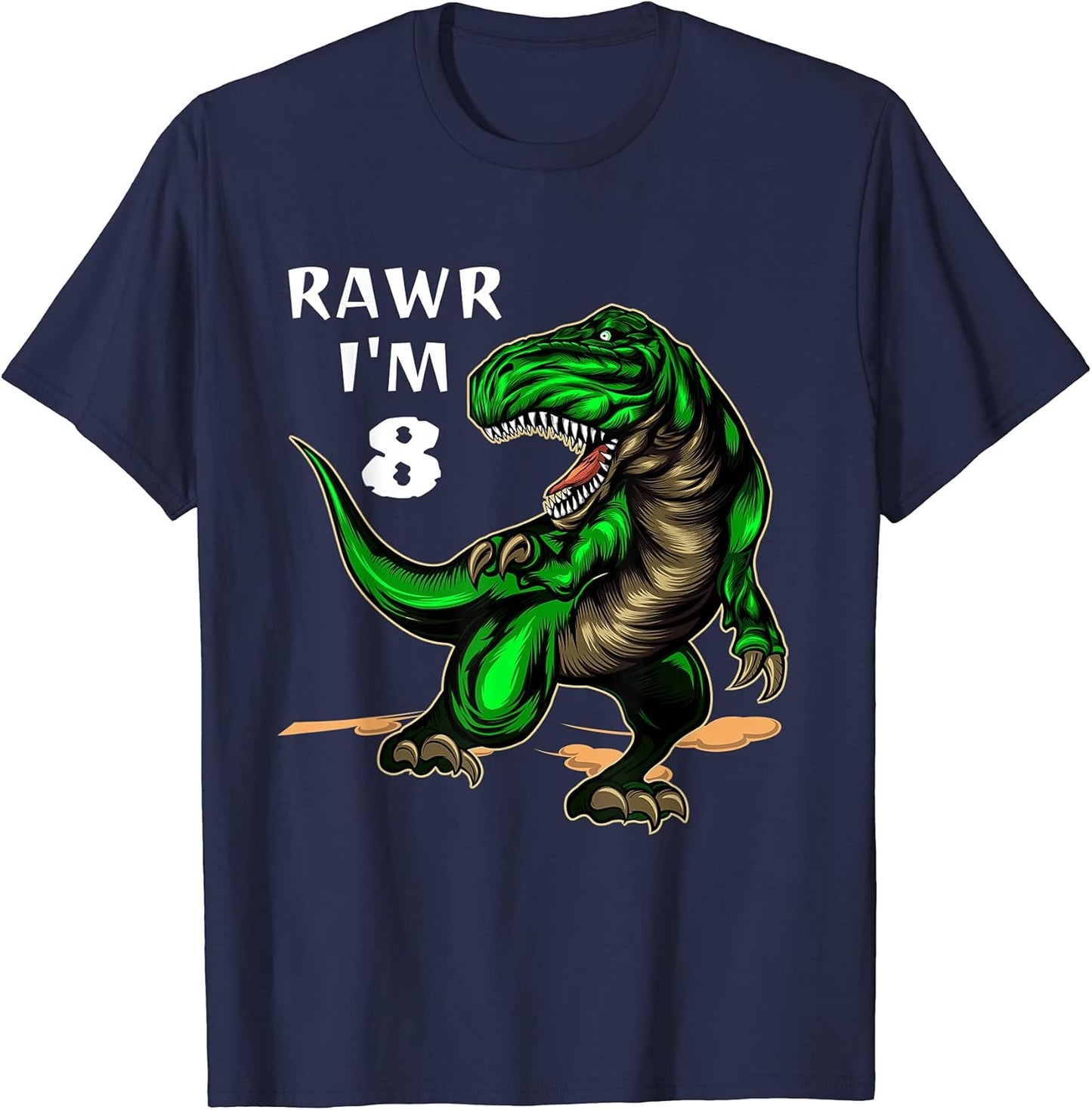 Merch Whiz Funny Rawr Dinosaurs Gift Boys T-shirt