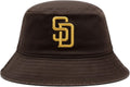 San Diego Bucket Hat, Embroidered, Perfect for Summer, Camping, Fishing, Tailgaiting, Baseball, him, her, dad, mom (Brown)