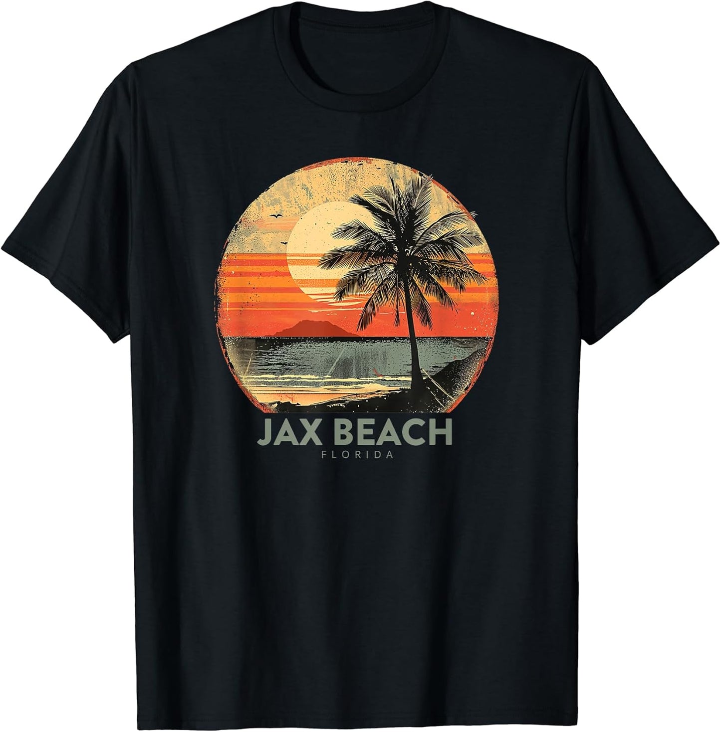 Jax Beach Florida FL Jacksonville Vintage Apparel