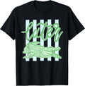 Retro Striped Everyday Later Gator Alligator Summer Coastal T-Shirt