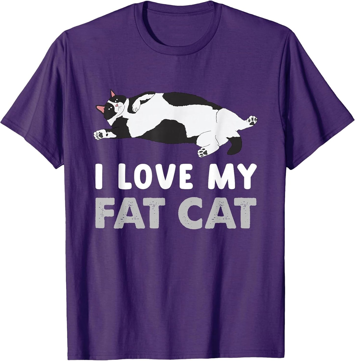 I Love Fat Cats Gifts Funny Fat Cat Tees