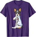 I Love Mom Tattoo Rat Terrier Mom Dog Lover Women T-Shirt