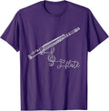 Flute Player Flutist Marching Band Music Lover Musician T-Shirt