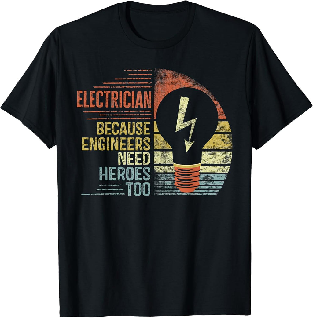 Electrician Retro Vintage Electricity Apparel