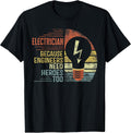 Electrician Retro Vintage Electricity Apparel