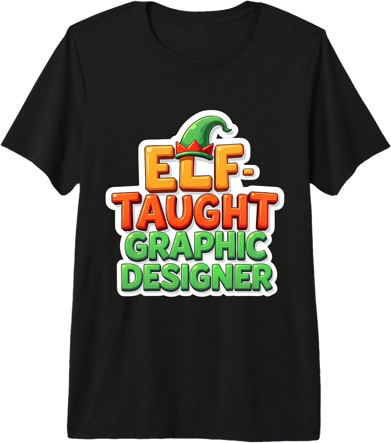 Self Elf Tought Graphic Designer Christmas Merch